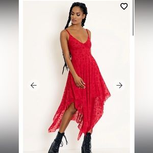 Power up handkerchief dress